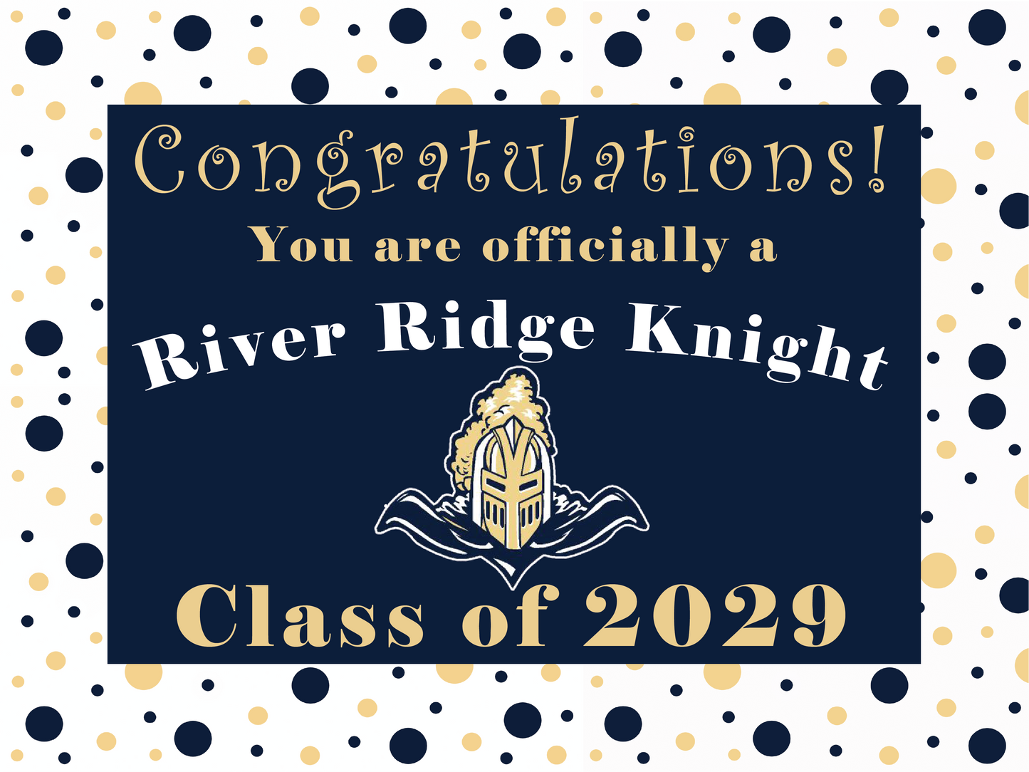 Rising 9th Grader Yard Sign